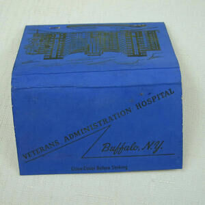 Vintage Matchbook FULL Veterans Administration Hospital Buffalo New York RARE